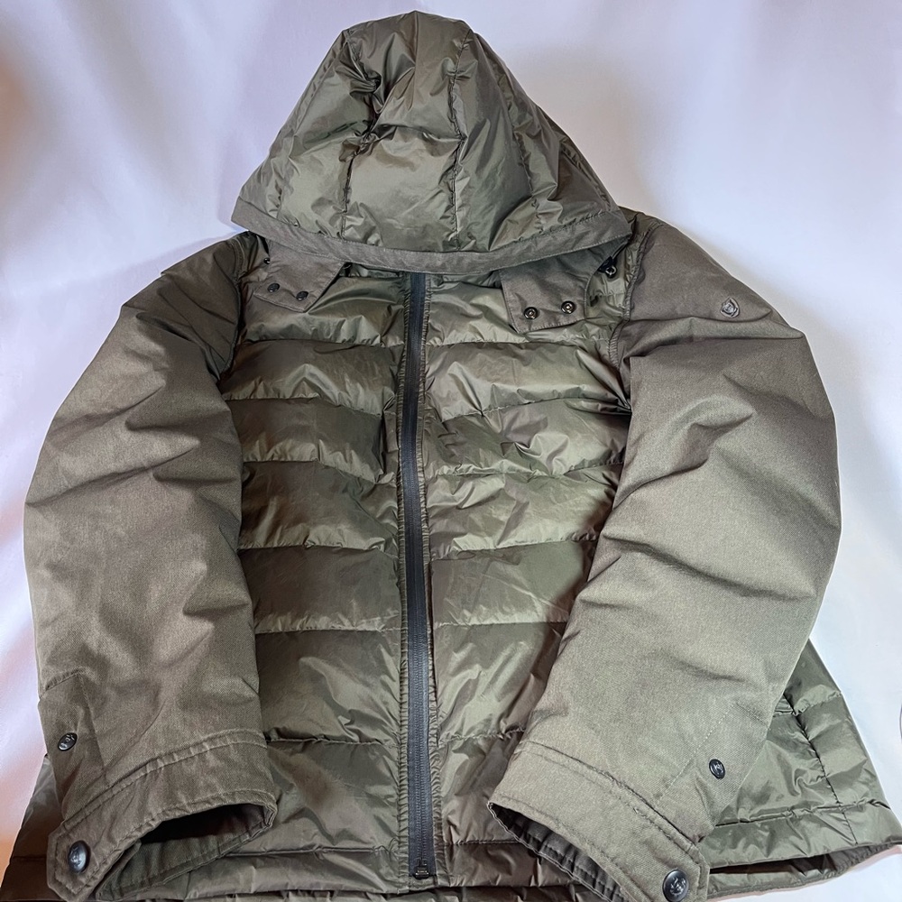 Massimo Dutti Men’s Down & Feather Puffer Jacket Size Med